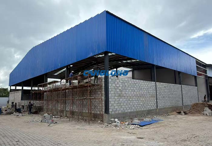 Zambia steel industrial workshop