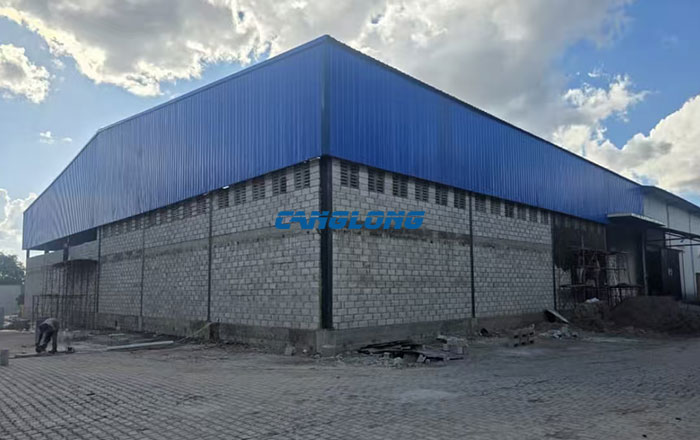 Zambia steel industrial workshop