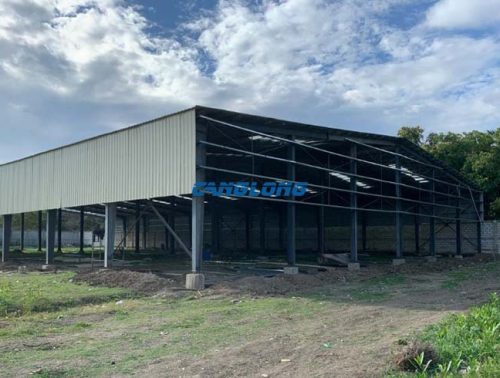 Haiti steel warehouse construction