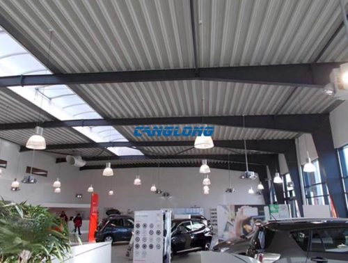 steel structure car showroom