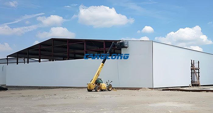steel structure warehouse construction