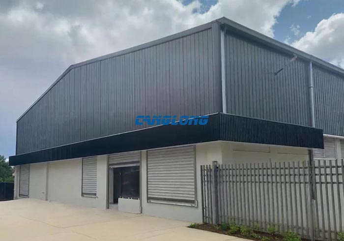 Dominican Steel Warehouse with Office
