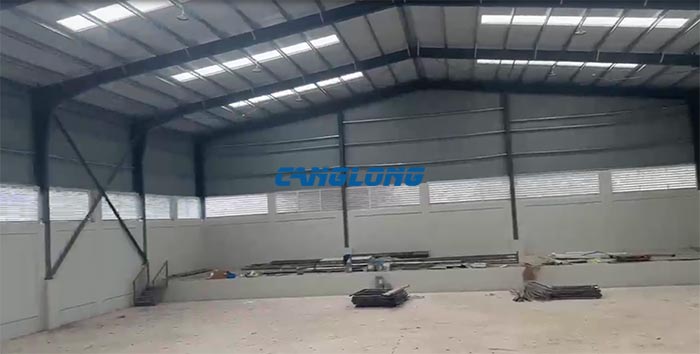 Dominican Prefab Steel Warehouse