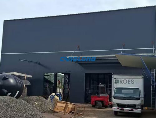 Costa Rica two story steel warehouse