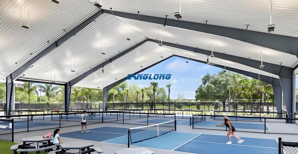 Steel Structure Pickleball Court