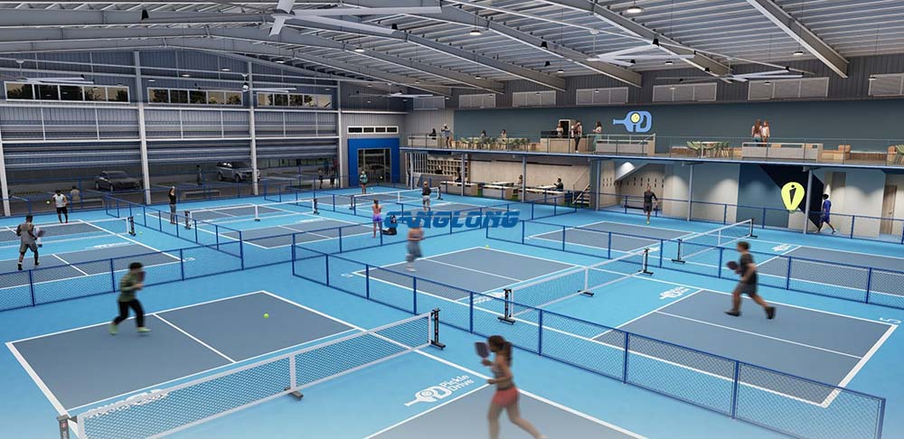 Steel Structure Indoor Pickleball Court