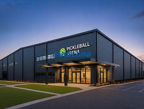 Steel Structure Indoor Pickleball Court