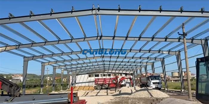 Albania commercial steel warehouse