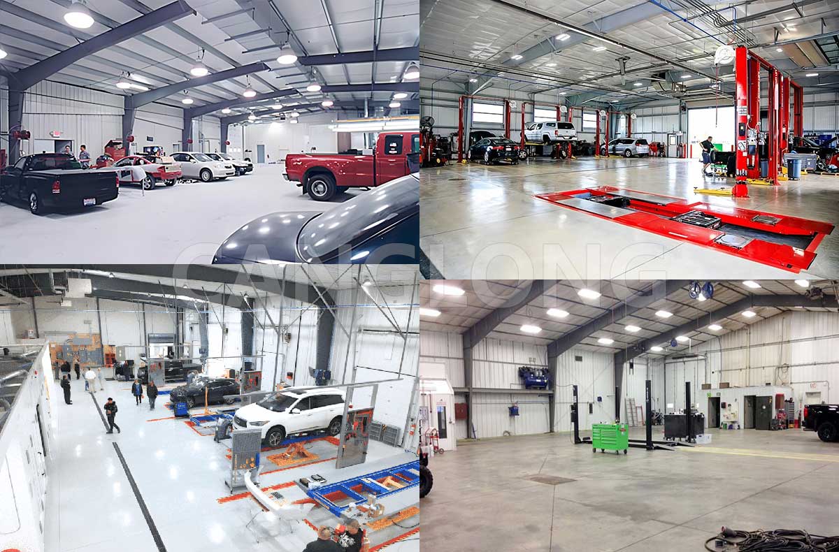 Steel Structure Auto Repair Garage