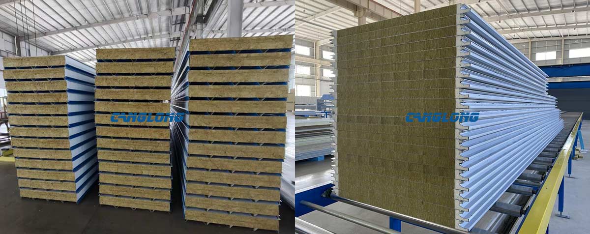 Metal-Faced Rock Wool Sandwich Panels