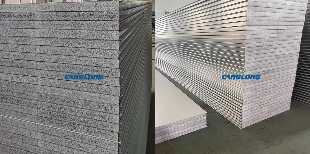 Metal-Faced Silicate Sandwich Panels