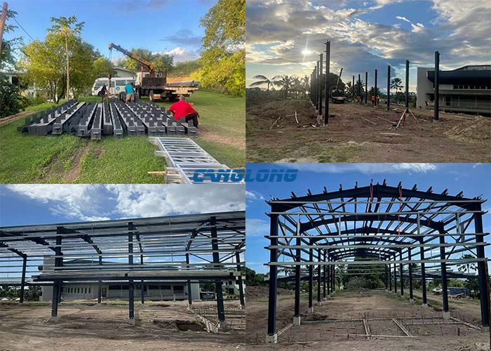 Fiji steel structure church construction
