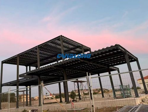 Cyprus two-story steel frame building
