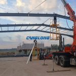 Q355 steel and seismic design solution for two warehouses in Argentina steel structure warehouse installation