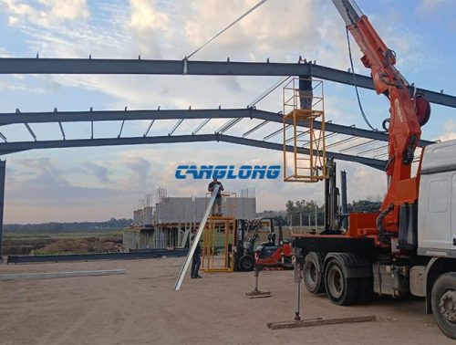 steel structure warehouse installation