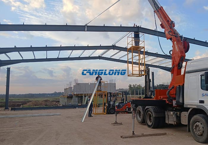 steel structure warehouse installation