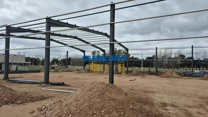steel structure warehouse construction