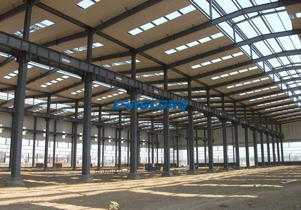 steel frame structure workshop